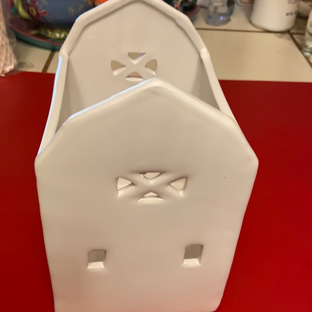 Little House votive candle holder